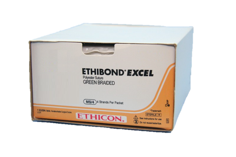 Ethibond Excel 3-0, 2xV5, grün, geflochten, 75cm, 36 Stck., PZN 09999034