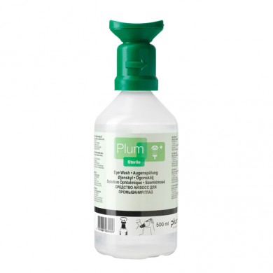 Plum Augenspülflasche (0,9% Natriumchloridlösung), 500ml, 1 Stck.