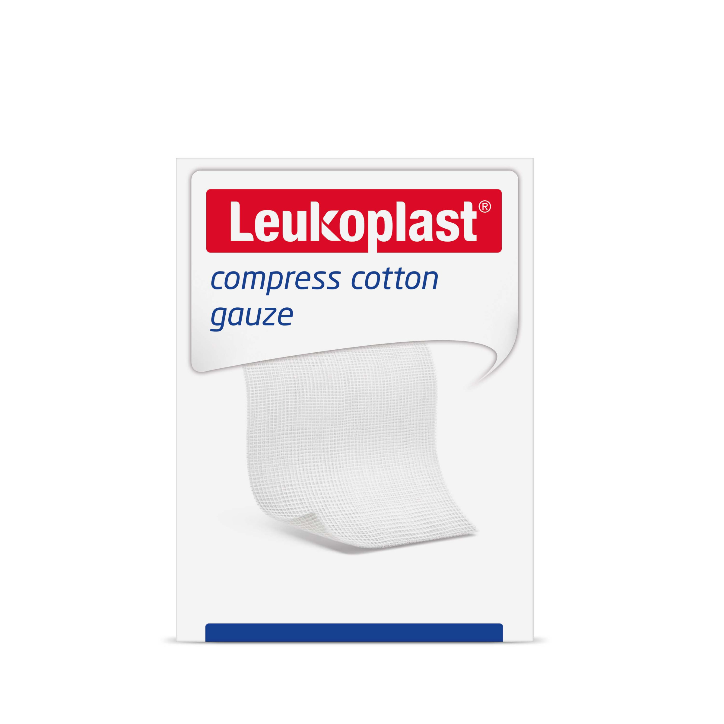 Leukoplast compress Cotton Gauze 10x10cm, 16-fach, steril, 15x5 Stck., PZN 17208590
