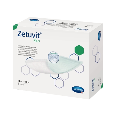 Zetuvit Plus 20x25cm, steril, 10 Stck., PZN 02536644