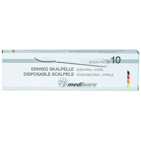 Mediware Einmal-Skalpelle Fig. 18, 10 Stck.