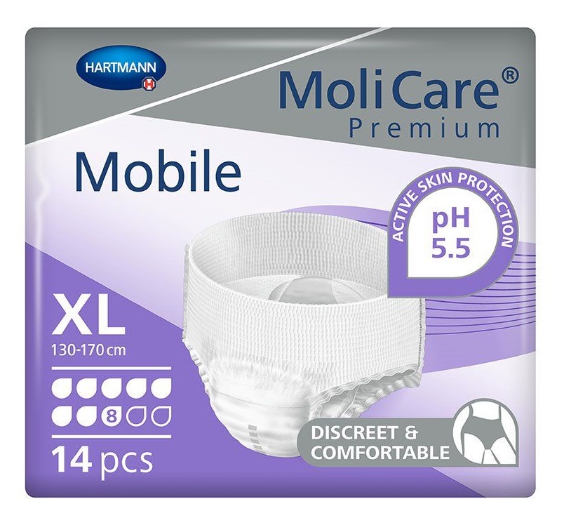 MoliCare Premium Mobile Gr. XL, 8 Tropfen, 14 Stck.