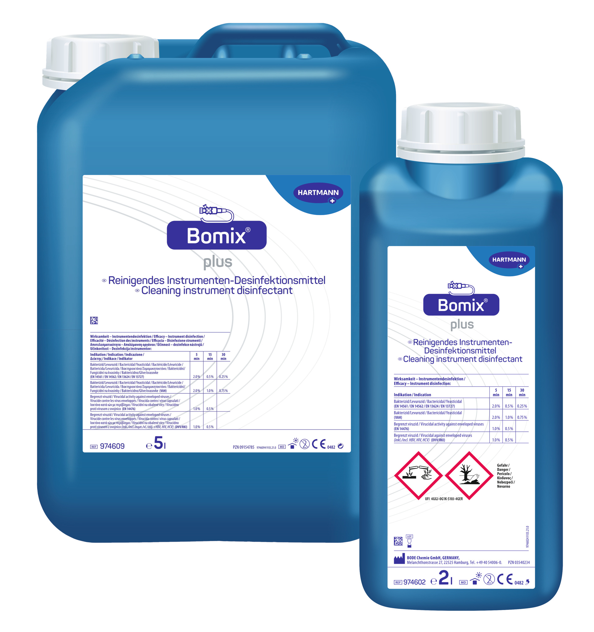 Bomix plus Instrumenten-Desinfektion, aldehydfrei, 5 L, 1 Stck.