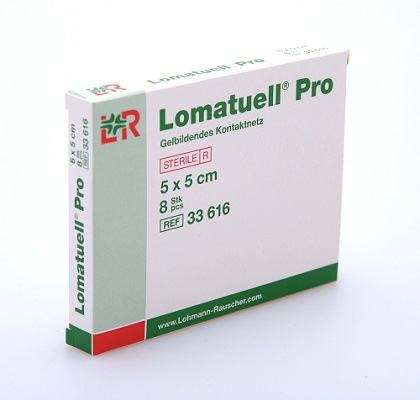 Lomatuell PRO 5x5cm, steril, 8 Stck., PZN 10005091