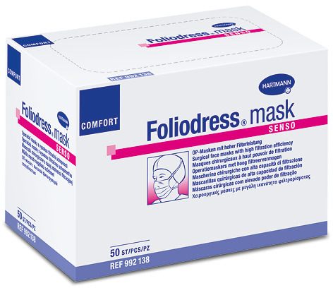 Foliodress mask Comfort Perfect OP-Masken, grün, 50 Stck.