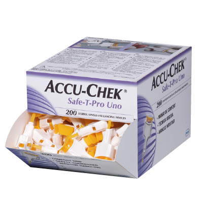 Accu-Chek Safe-T-Pro Uno Einmal-Stechhilfe, 200 Stck.