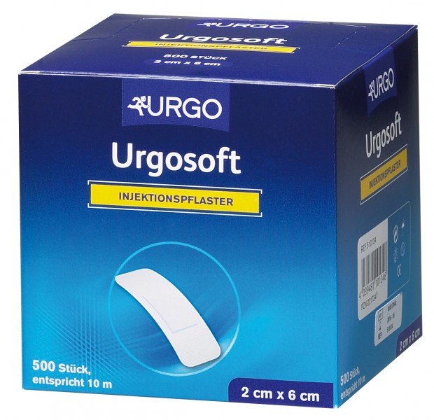 Urgosoft Injektionspflaster 2x6cm, 500 Stck., PZN 02217347