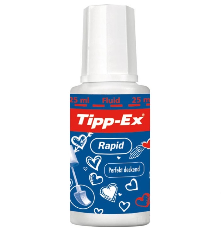 Korrekturmittel Tipp-Ex Rapid, weiß, 25ml, 1 Stck.
