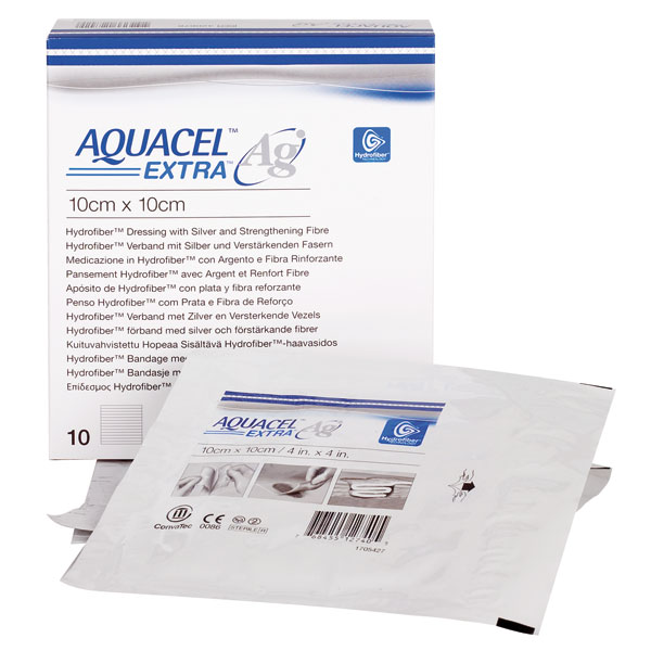 Aquacel AG extra 10x10cm, 10 Stck.