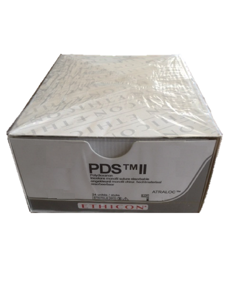 PDS II 3-0, FS2, ungefärbt, monofil, 70cm, 24 Stck., PZN 09999034
