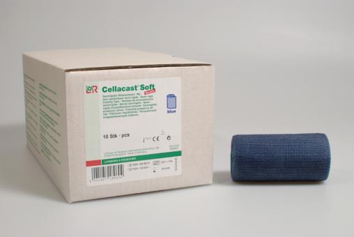 Cellacast Soft 7,5cmx3,6m, blau, 10 Stck., PZN 14252165