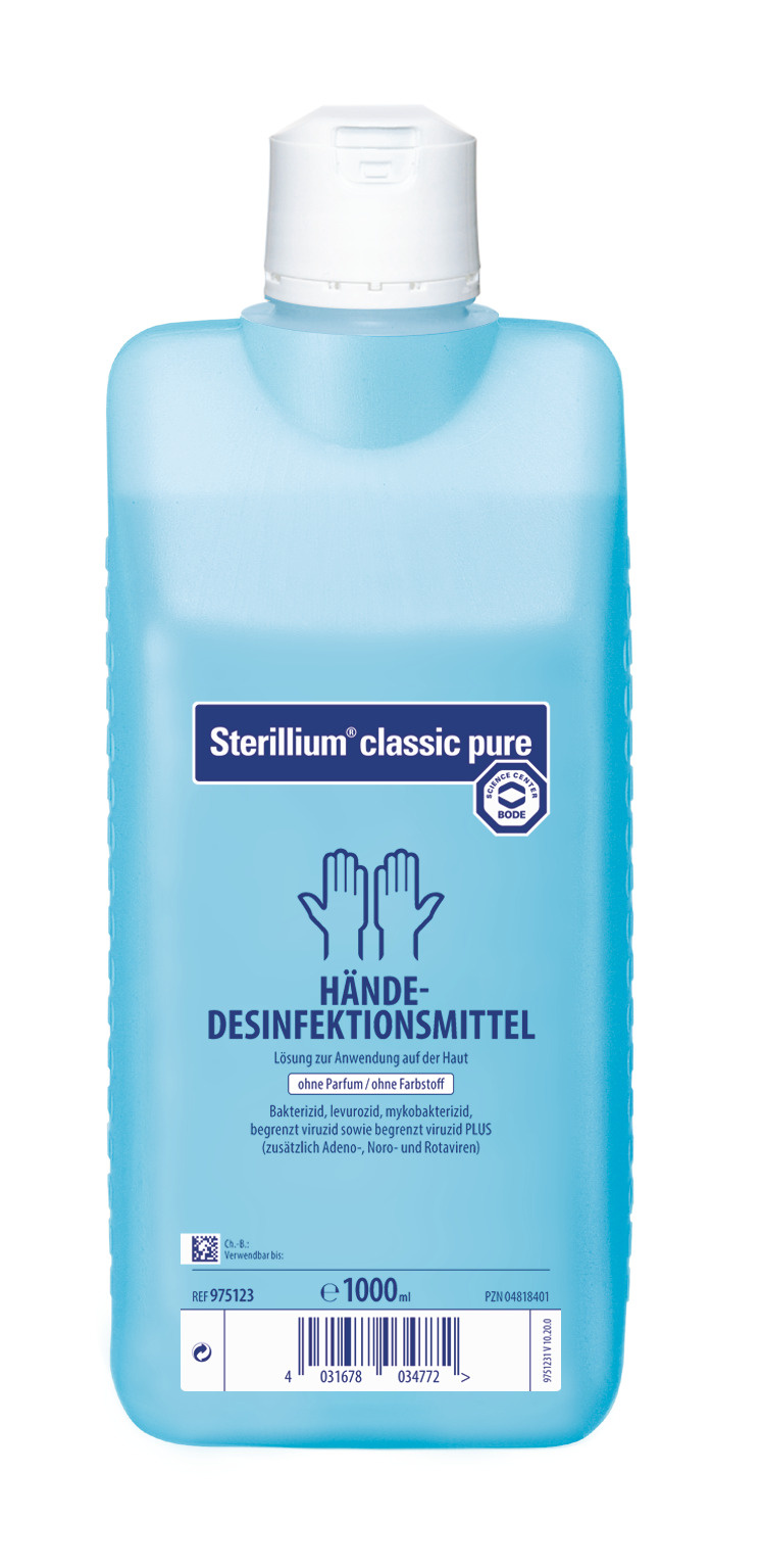 Sterillium classic pure Händedesinfektion, 1L, 1 Stck.