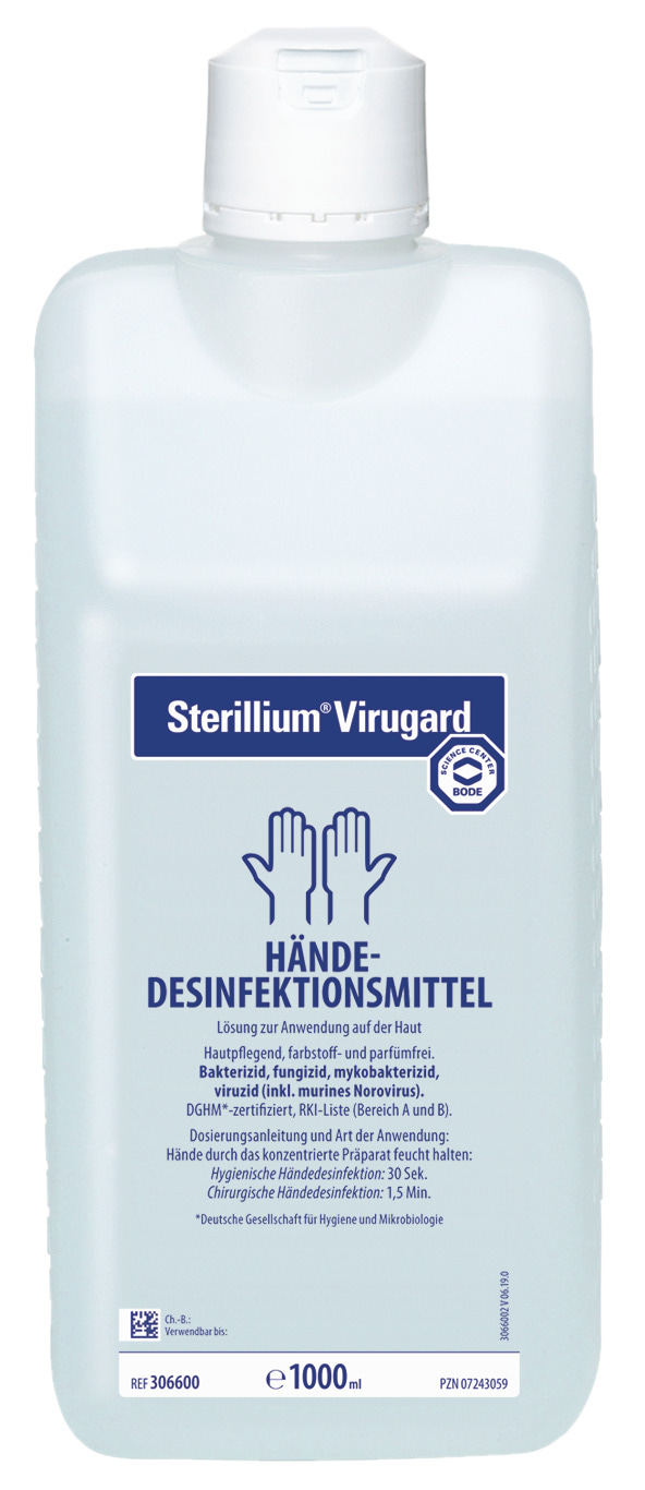 Sterillium Virugard Händedesinfektion, 1L, 1 Stck.