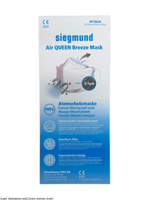 Atemschutzmaske FFP2 Air QUEEN Breeze, 20 Stck.