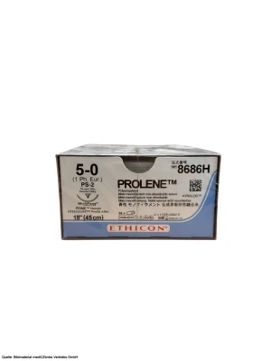 Johnson & Johnson Medical GmbH Prolene 5-0, PS2, blau, 45cm, 36 Stck.