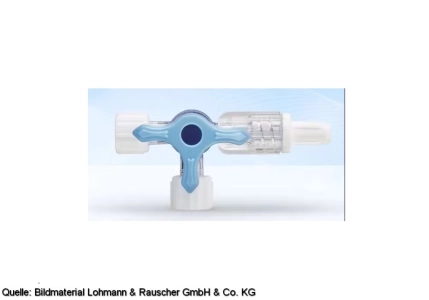 Fresenius Kabi Deutschland GmbH Polyway Pro Dreiwegehahn, blau, 200 Stck.