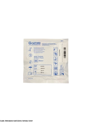 GOLMED GmbH Gewebeträger-Elektroden Ø 5,5cm für Dauer- u. Langzeit EKG, Liquid-Gel, 30 Stck.