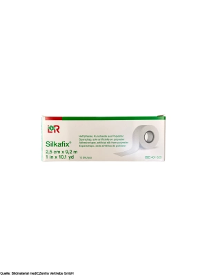 Lohmann & Rauscher GmbH & Co. KG Silkafix 2,5cmx9,2m, Pappkern, weiß, 12 Stck.
