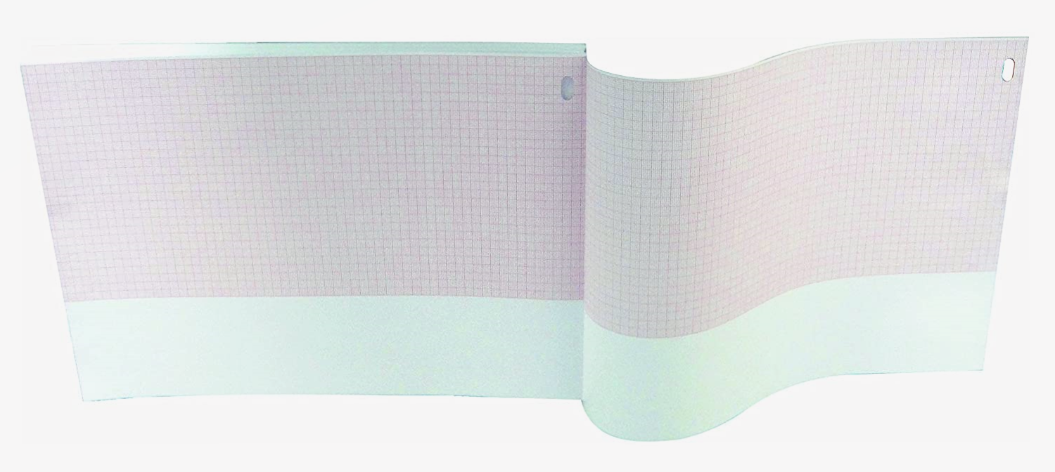 EKG-Thermopapier f. Hewlett-Packard M1709A, 210x300mm, 200 Blatt, 5 Blöcke
