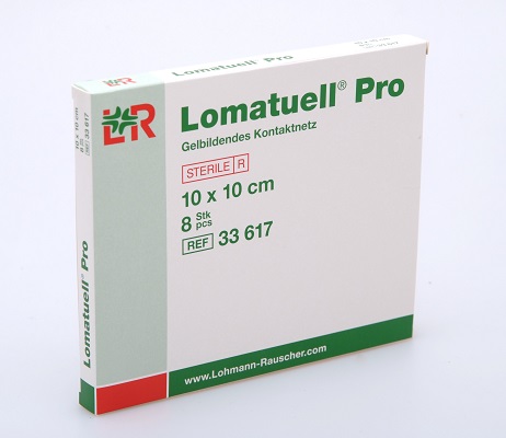 Lomatuell PRO 10x10cm, steril, 8 Stck., PZN 10005116