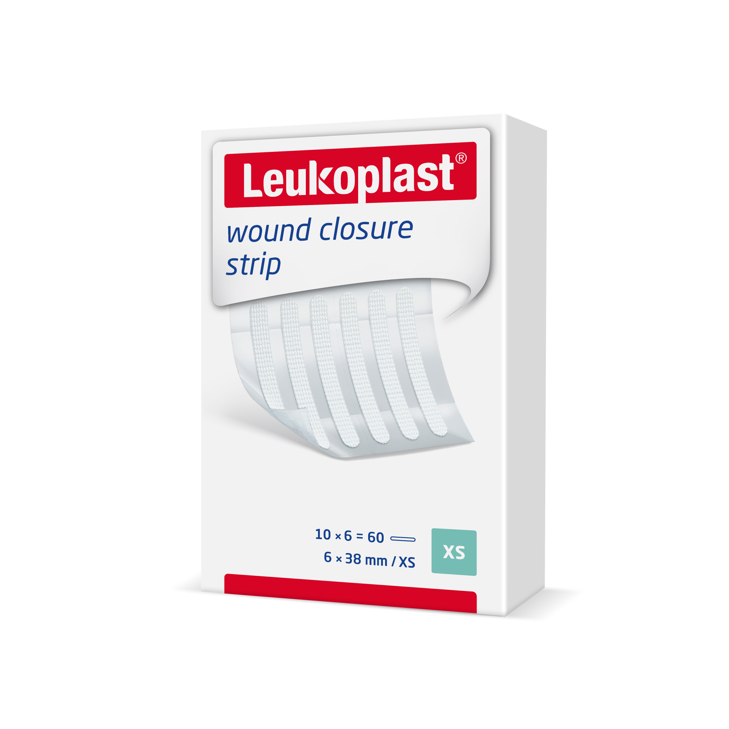 Leukoplast wound closure Strip 6x38mm, weiß, 10x6 Stck., PZN 17875665